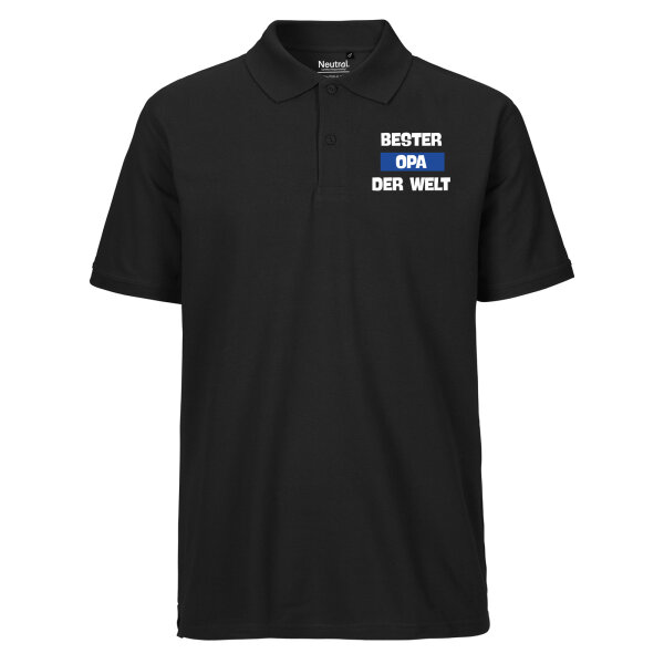 Herren Polo Shirt Bester Opa der Welt