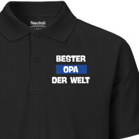 Herren Polo Shirt Bester Opa der Welt