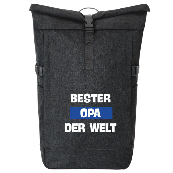 Kurierrucksack Bester Opa der Welt 30-44 Liter Black Melange