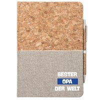 Notizbuch A5 Bester Opa der Welt 80 Blatt inkl....