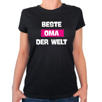 Damen T-Shirt Beste Oma der Welt