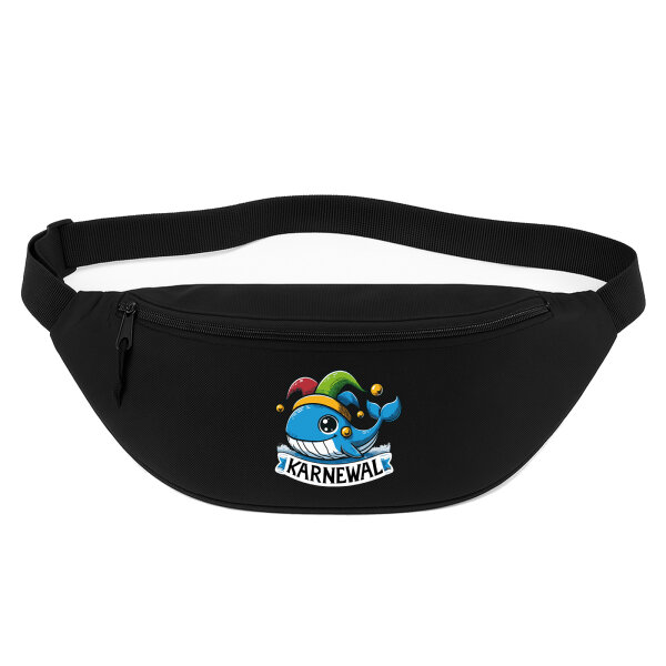 Bauchtasche Karnewal Karneval Wal 2,5 Liter Black