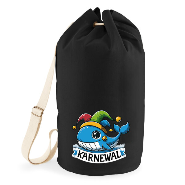 Seesack Karnewal Karneval Wal 20 Liter Black