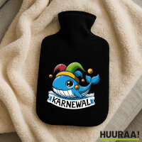 Wärmflasche Karnewal Karneval Wal