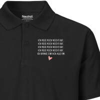 Herren Polo Shirt Rege mich nicht auf bringe alle um