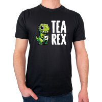 Herren T-Shirt Tea Rex Dinosaurier