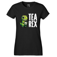 Damen T-Shirt Tea Rex Dinosaurier