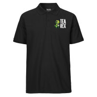 Herren Polo Shirt Tea Rex Dinosaurier