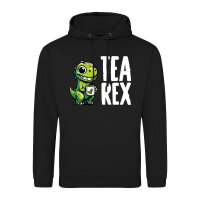 Unisex Hoodie Tea Rex Dinosaurier