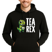 Unisex Hoodie Tea Rex Dinosaurier