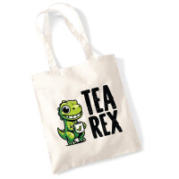 Jutebeutel Tea Rex Dinosaurier 10 Liter