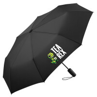 Regenschirm Tea Rex Dinosaurier 98cm Schwarz