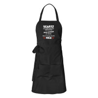 Schürze Schatz versucht das beste Geschenk zu...