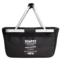 Einkaufskorb faltbar Schatz versucht das beste Geschenk...