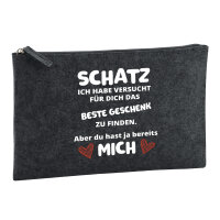 Kulturbeutel Schatz versucht das beste Geschenk zu...