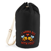 Seesack Wanna Bee with you. Bienen 20 Liter Black