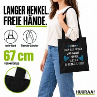 Jutebeutel Müssen Freunde bleiben Du weißt zu viel 10 Liter