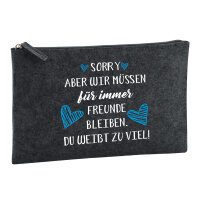 Kulturbeutel Müssen für immer Freunde bleiben....