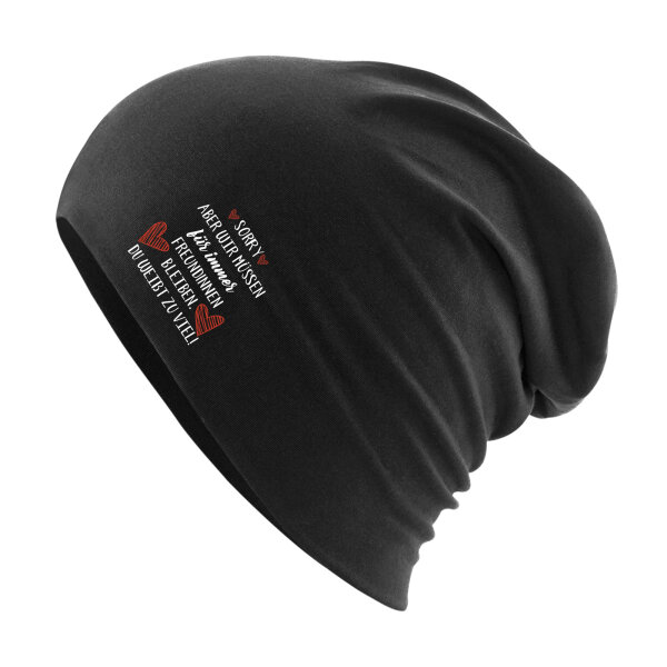 Beanie Du weißt zu viel. Müssen für immer Freunde bleiben.