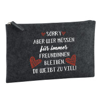 Kulturbeutel Du weißt zu viel. Müssen für...