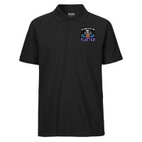 Herren Polo Shirt Ich mach jetzt die Flatter Fledermaus