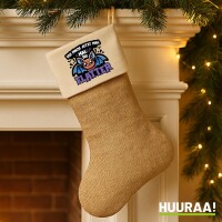 Weihnachtsstrumpf Ich mach jetzt die Flatter Fledermaus...