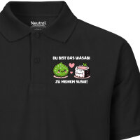 Herren Polo Shirt Bist das Wasabi zu meinem Sushi