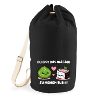 Seesack Bist das Wasabi zu meinem Sushi 20 Liter Black