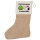 Weihnachtsstrumpf Bist das Wasabi zu meinem Sushi Beige Jute