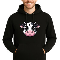 Unisex Hoodie Comic Kuh Kälbchen