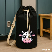 Seesack Comic Kuh Kälbchen 20 Liter Black