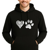 Unisex Hoodie Herz Tapse