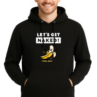 Unisex Hoodie Let´s get naked Banane