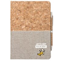 Notizbuch A5 Let´s get naked Banane 80 Blatt inkl....