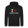 Unisex Hoodie I love Comic Sans Herz