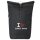 Kurierrucksack I love Comic Sans Herz 30-44 Liter Black Melange
