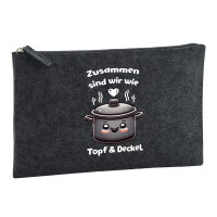 Kulturbeutel Zusammen sind wir Dopf und Deckel 1 Liter...