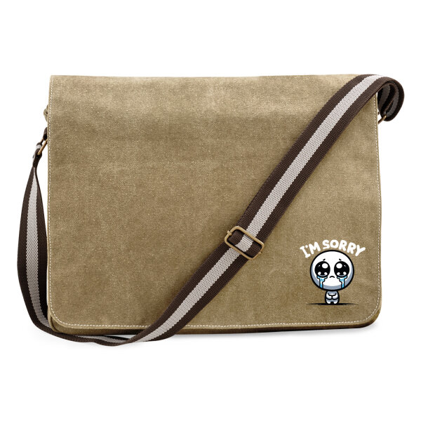 Umhängetasche Im sorry weinendes Männchen 14 Liter