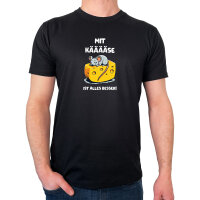 Herren T-Shirt Mit Käse ist alles besser Maus