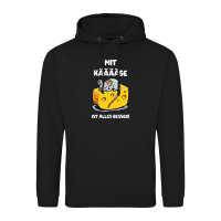 Unisex Hoodie Mit Käse ist alles besser Maus