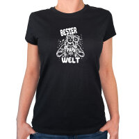 Damen T-Shirt Bester Papa der Welt