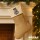 Weihnachtsstrumpf Bester Papa der Welt Beige Jute