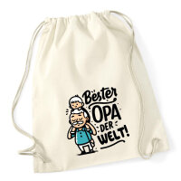 Turnbeutel Bester Opa der Welt 12 Liter
