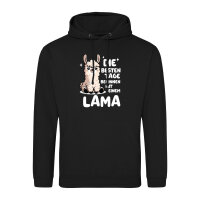 Unisex Hoodie Besten Tage beginnen mit einem Lama