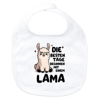 Baby Lätzchen Besten Tage beginnen mit einem Lama...
