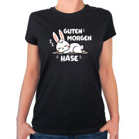 Damen T-Shirt Guten Morgen Hase