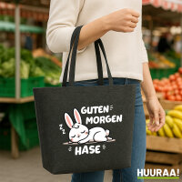 Filz Shopper Guten Morgen Hase 22 Liter