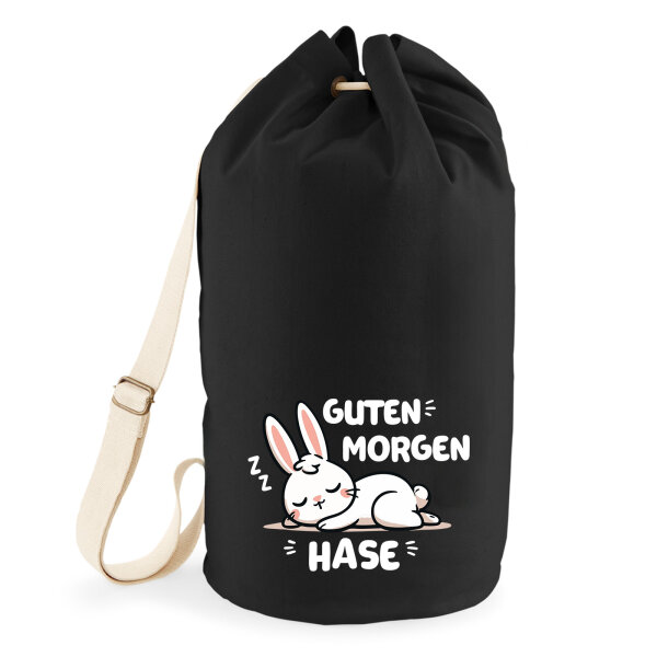Seesack Guten Morgen Hase 20 Liter Black