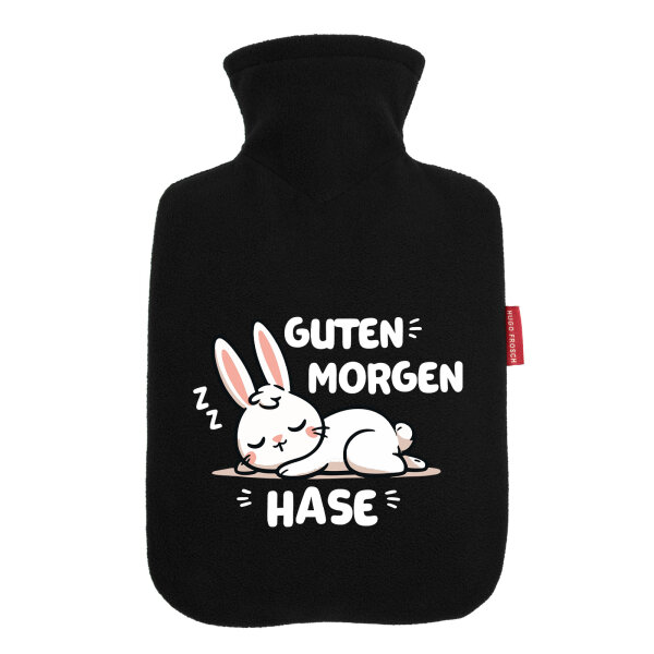 Wärmflasche Guten Morgen Hase