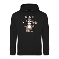 Unisex Hoodie Nur keinen Stress Yoga Faultier